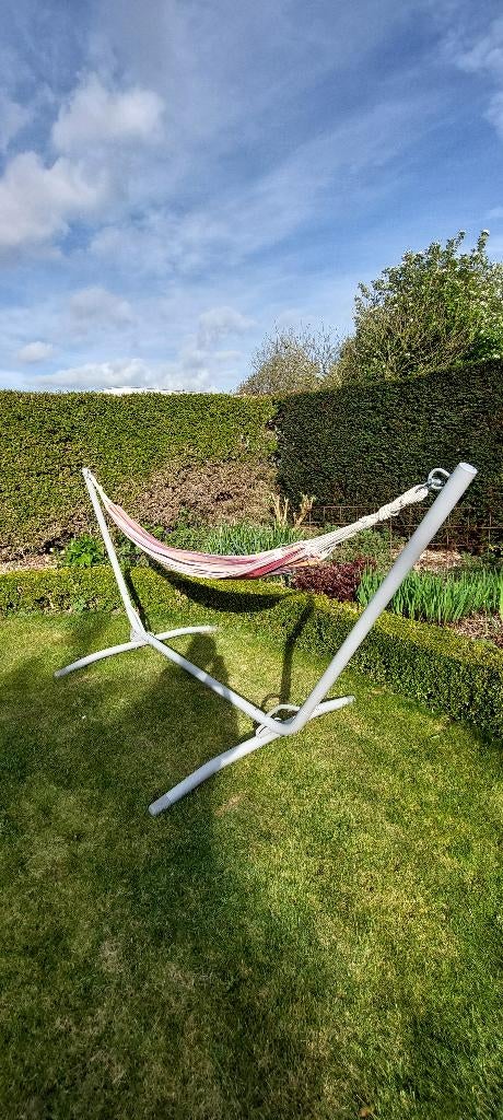 Hangmat met standaard, Ophalen, Gebruikt, Met standaard, Eenpersoons