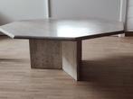 Travertin salontafel, Ophalen, Overige materialen, 50 tot 100 cm, 50 tot 75 cm