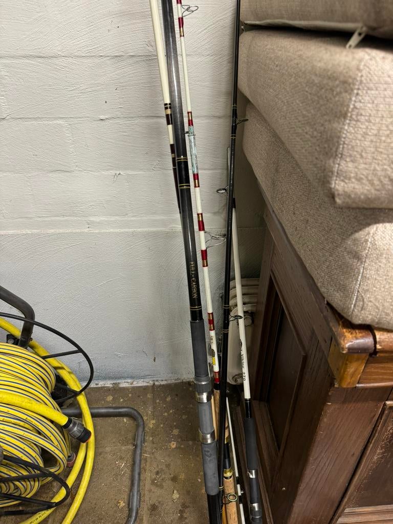 Set oude vislijnen, Watersport en Boten, Hengelsport | Zeevissen, Ophalen, Zo goed als nieuw