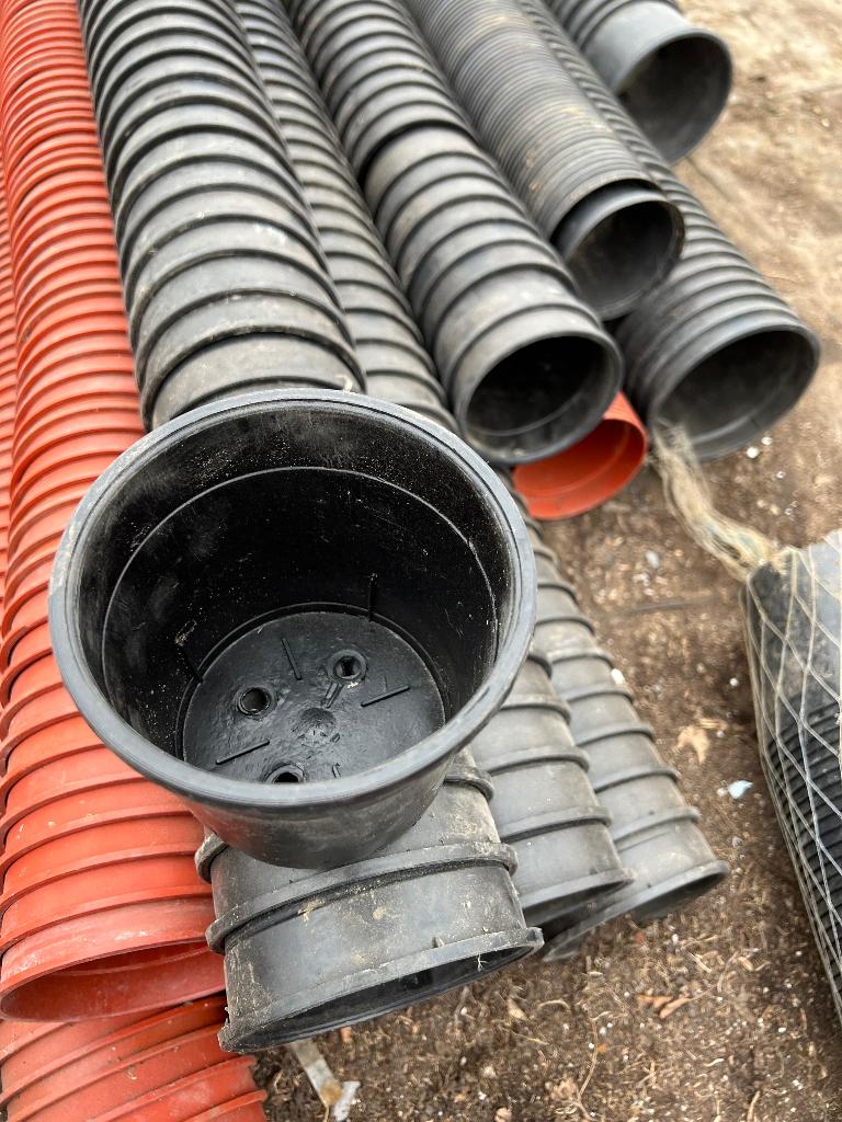 kweekpotten bloempotten 13,5 x 12,5 cm harde plastiek, Kunststof, Rond, Ophalen of Verzenden, Zo goed als nieuw