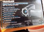 Traveler digitale Videocamera, TV, Hi-fi & Vidéo, Caméscopes numériques, Carte mémoire, Autres marques, Full HD, Caméra