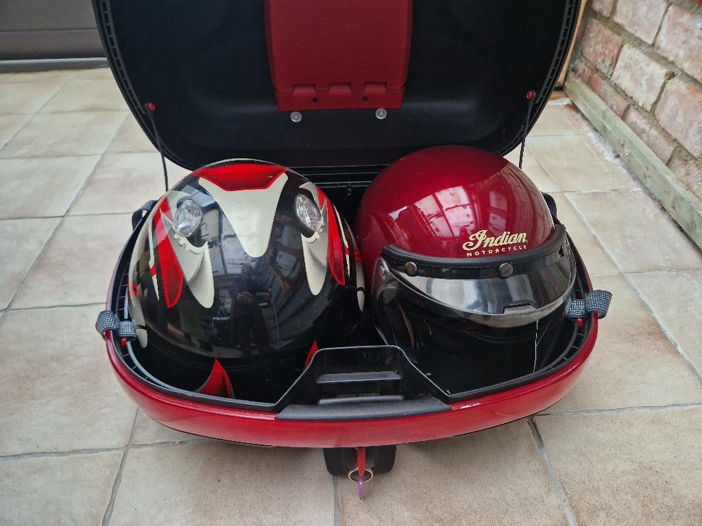 Topkoffer motor, Ophalen, Zo goed als nieuw