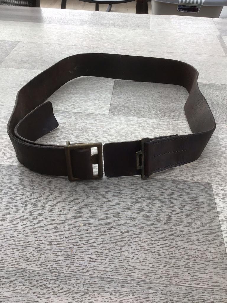 Ceinture de soldat belge ABBL 1940 du grenier, Enlèvement ou Envoi