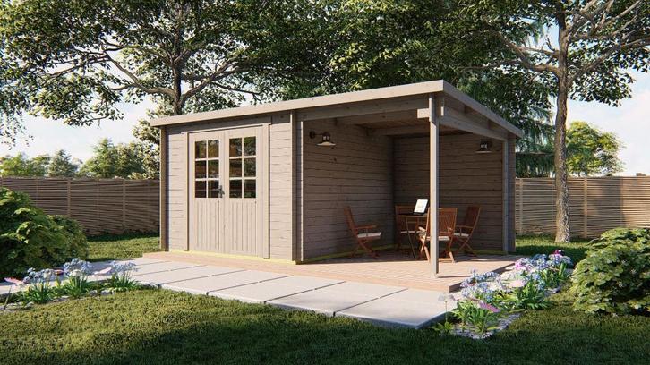 Cabane en rondins - Dora Garden House | 28 mm | épicéa, Hobby & Loisirs créatifs, Hobby & Loisirs Autre, Neuf, Envoi