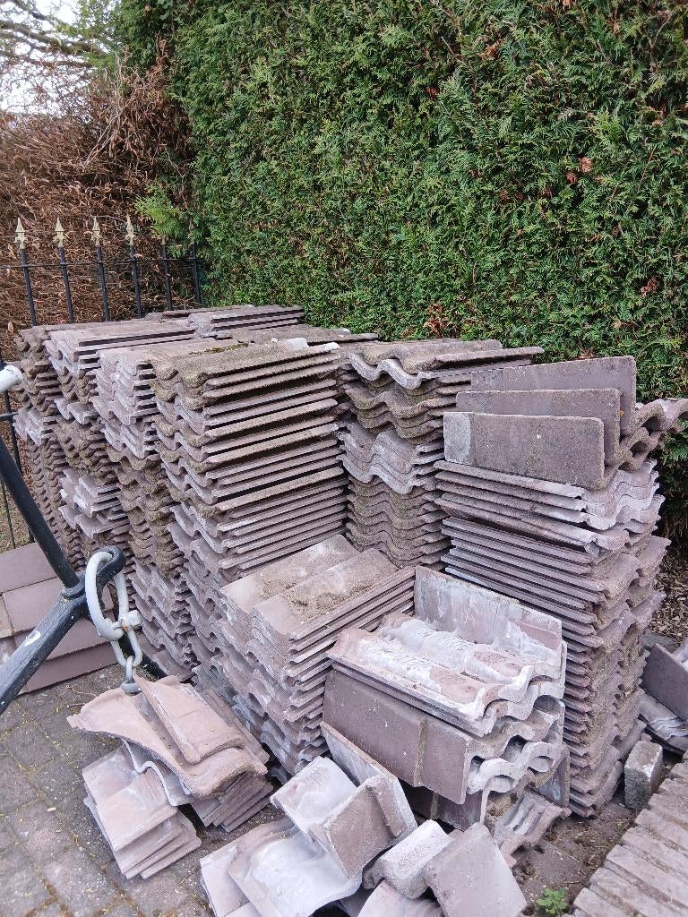 Dakpannen, Doe-het-zelf en Bouw, Dakpannen en Dakbedekking, Ophalen, Gebruikt, 15 m² of meer, Dakpannen