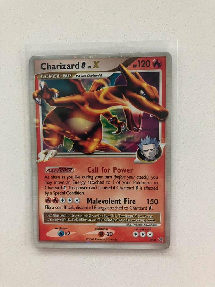 Charizard [G] LV.X ( DPPR 45), Hobby en Vrije tijd, Verzamelkaartspellen | Pokémon, Zo goed als nieuw, Ophalen of Verzenden