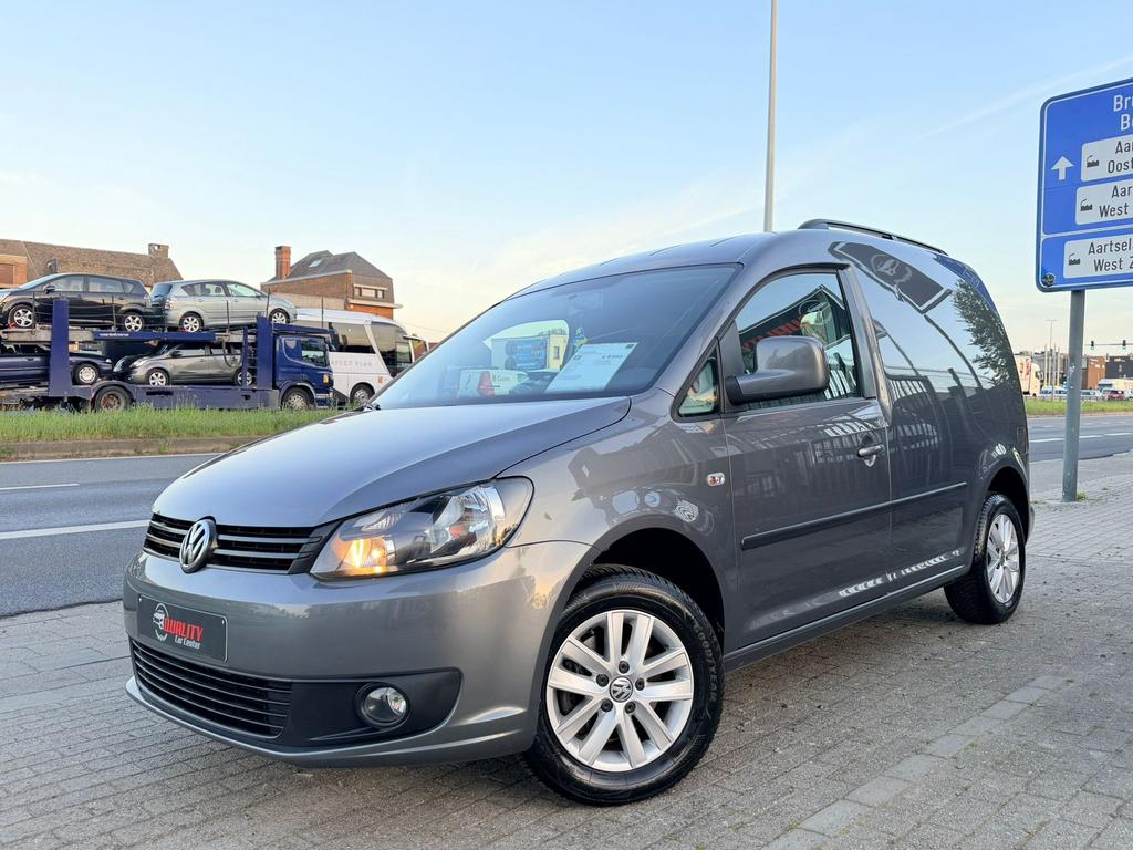 Volkswagen Caddy 1.2tsi 12/2013 100dkm Navi Pdc Trekhaak, Autos, Camionnettes & Utilitaires, 1197 cm³, Achat, 2 places, Entretenue par le concessionnaire