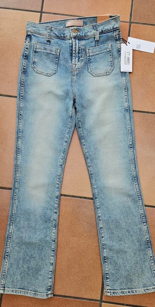 Nouveau jean à cheville 7 For All Men Kind, Neuf, Enlèvement ou Envoi, W27 (confection 34) ou plus petit, Bleu