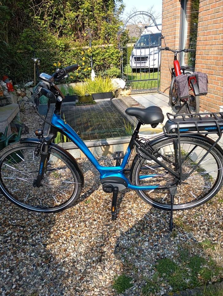 Elektrische damesfiets Thompson voltage, prima staat, Fietsen en Brommers, Elektrische fietsen, Zo goed als nieuw, 47 tot 51 cm