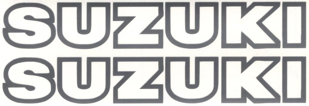 Suzuki sticker set #17, Motos, Accessoires | Autocollants, Envoi
