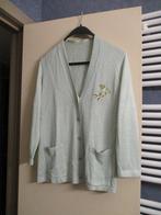 Groene gilet / cardigan / golf / vest / trui mt M, Ophalen of Verzenden, Maat 38/40 (M), Groen