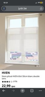 Store plissé double sens blanc, Enlèvement, Neuf, Blanc