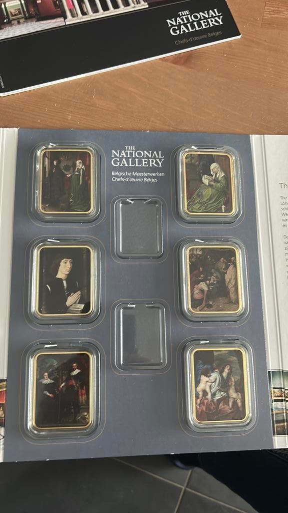 Belgische meesterwerken, Postzegels en Munten, Ophalen, Munten