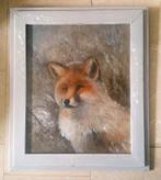 Vos in de sneeuw 1916 - gesigneerd RON HULST, Ophalen of Verzenden