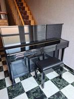 Zwarte glanzende buffetpiano Pearl River met kruk, Muziek en Instrumenten, Piano's, Ophalen, Zo goed als nieuw, Zwart, Piano