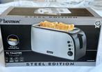 NEW XL Toaster grille-pain Bestron acier, Ophalen, Nieuw, Uitneembare kruimellade