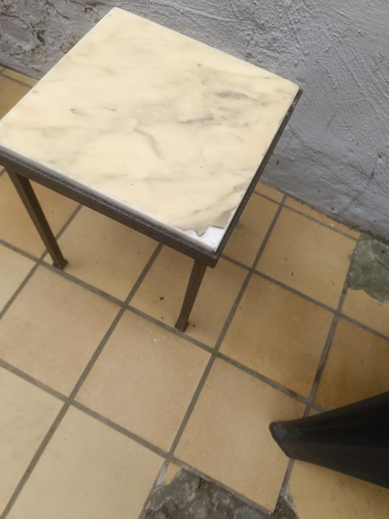 Buitentafel marmer., Ophalen