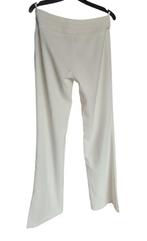 Witte damesbroek flared S 36 nieuw. Handgemaakt!, Kleding | Dames, Verzenden, Nieuw, Maat 36 (S), Lang
