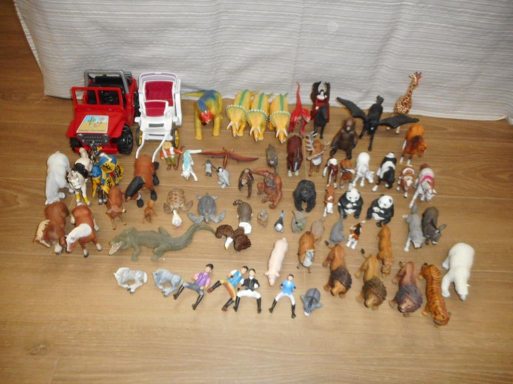 schleich en andere merken 72 stuks, Verzamelen, Ophalen of Verzenden, Gebruikt