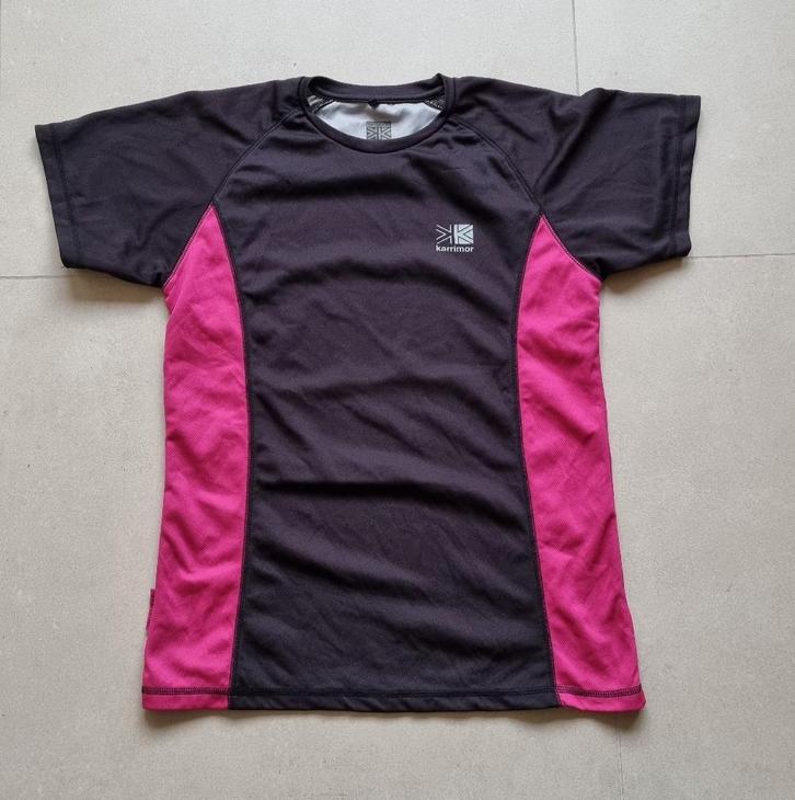 Sport shirt Karrimor outdoor Maat 12 (40) donker bruin/roze, Vêtements | Femmes, Vêtements de sport, Porté, Course à pied ou Cyclisme