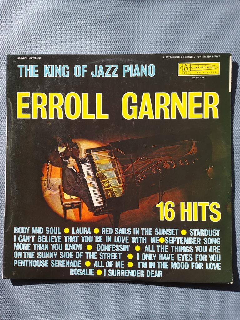 THE KING OF JAZZ PIANO ERROLL GARNER 16 hits, CD & DVD, Vinyles | Jazz & Blues, Enlèvement ou Envoi, Jazz