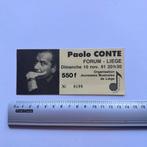 Paolo Conte : concert Forum Liège novembre 1991, Envoi, Neuf, Autres types