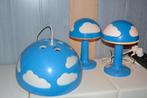 Ikea Skoljig Wolkenlamp blauw wit Henrik Preutz 1990's, Ophalen, Gebruikt, Lamp