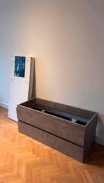 Meuble de salle de bain 120 cm Aquazuro Napoli gris béton, Maison & Meubles, Enlèvement, Comme neuf