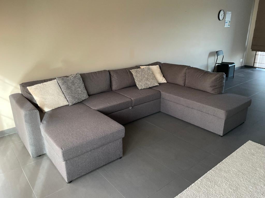 Fauteuil gris foncé moderne à vendre, 75 à 100 cm, 250 à 300 cm, Banc d'angle, Quatre personnes ou plus