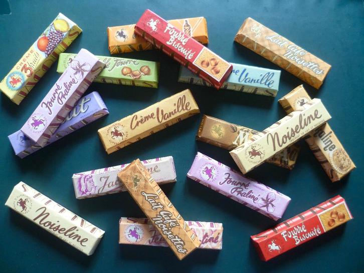 Chocolade Jacques chocolat blokjes bâtons omslagen emballage, Verzamelen, Overige Verzamelen, Gebruikt, Ophalen of Verzenden