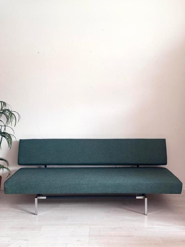 Martin Visser slaapbank BR 53 7 – ‘t Spectrum 1966, Huis en Inrichting, Slaapkamer | Slaapbanken, Zo goed als nieuw, 70 cm of minder