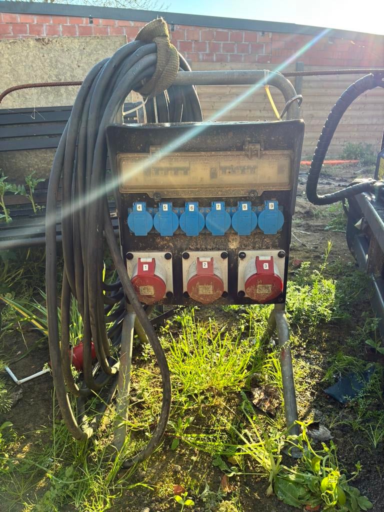 Verdeelbord 32A – topconditie (€350), Doe-het-zelf en Bouw, Elektriciteit en Kabels, Zo goed als nieuw, Ophalen