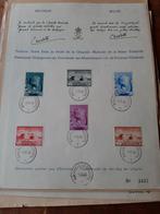 Herdenkingsblad  muziekkapel quin elisabeth, Verzenden