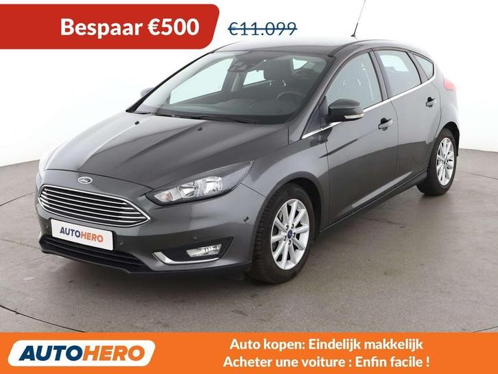 Ford Focus 1.0 EcoBoost Titanium (bj 2016), Auto's, Ford, Te koop, Focus, ABS, Achteruitrijcamera, Airbags, Airconditioning, Bluetooth