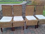 4 STOELEN MET HOGE RUG, Ophalen, Overige materialen, Gebruikt, Overige kleuren