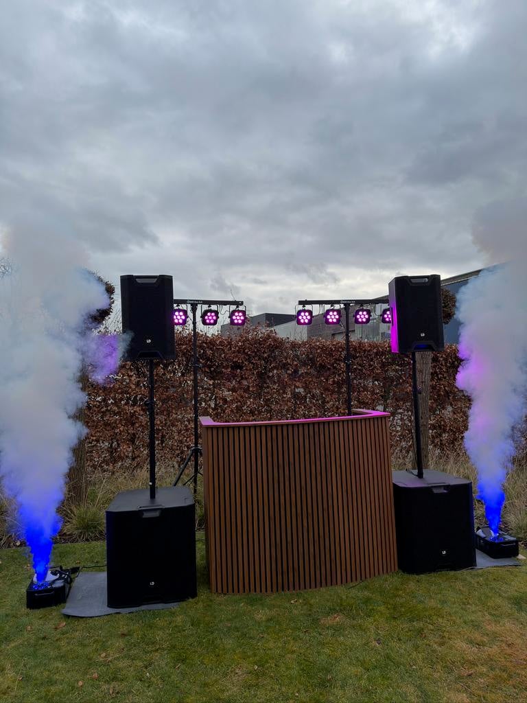 Verhuur van licht en geluid, Musique & Instruments, DJ sets & Platines, Envoi, Neuf
