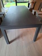 Table à manger en teak massif., Maison & Meubles, Tables | Tables à manger, Enlèvement