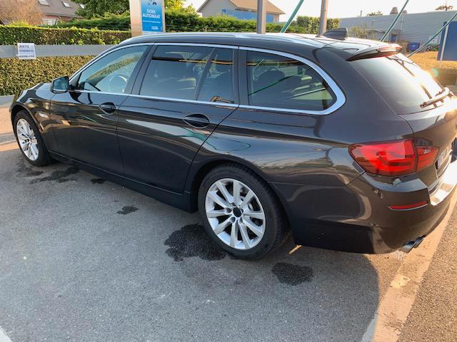 Bmw 520d touring - te koop, Auto's, BMW, Particulier, 5 Reeks, Diesel, Euro 5, Break, 5 deurs, Handgeschakeld, Zwart, Zwart, Leder