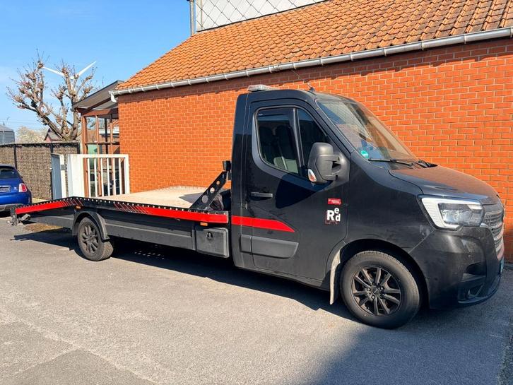Renault Master takelwagen, Auto's, Bestelwagens en Lichte vracht, Bedrijf, Renault, Diesel, Euro 6, 3 deurs, Handgeschakeld, Zwart