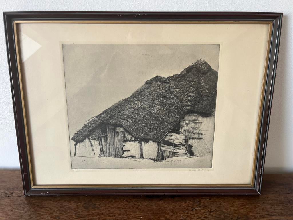 Gravure Dirk Baksteen, Enlèvement, Eau-forte