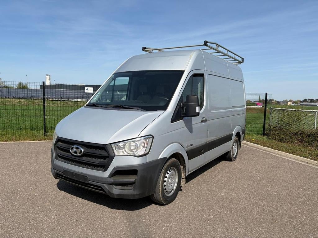 Hyundai H 350 2.5CRDI, Elektrische ramen, Zwart, Leder en Stof, Bedrijf