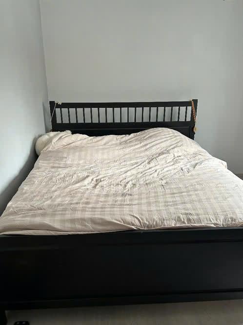 Ikea Hemnes bed 180x200 cm, Huis en Inrichting, Slaapkamer | Bedden, Ophalen, Zo goed als nieuw