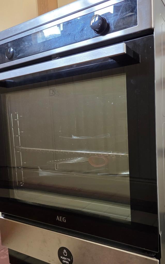 Oven/kookfornuis inductie AEG, Ophalen, 4 kookzones, Zo goed als nieuw, Inductie