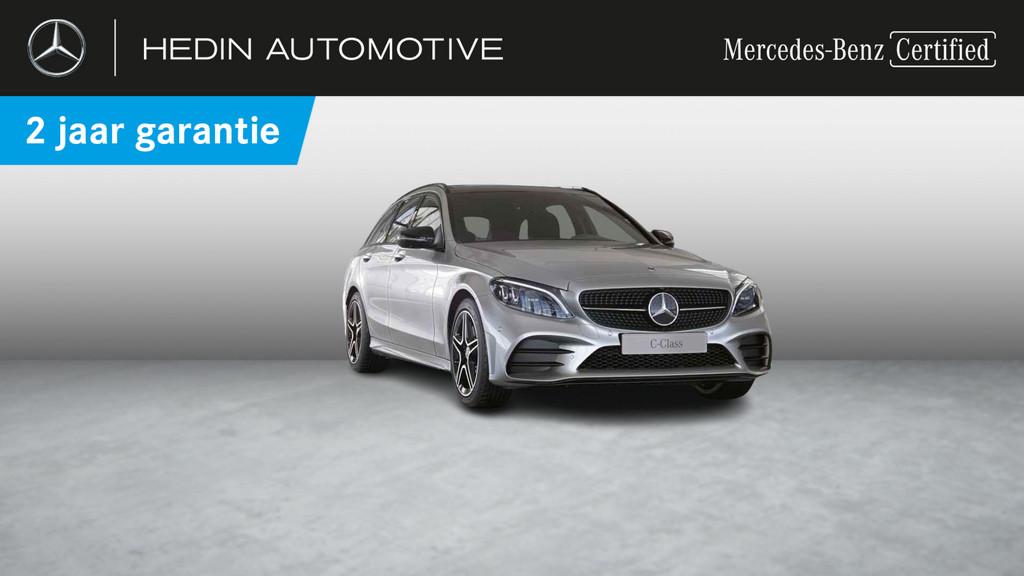 Mercedes-Benz C-klasse 220 D Break AMG Line | Panoramisch Da, Auto's, Mercedes-Benz, Automaat, Achterwielaandrijving, 4 cilinders