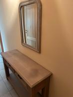 Wandtafel + spiegel, Ophalen, Gebruikt, 100 tot 150 cm, Minder dan 100 cm