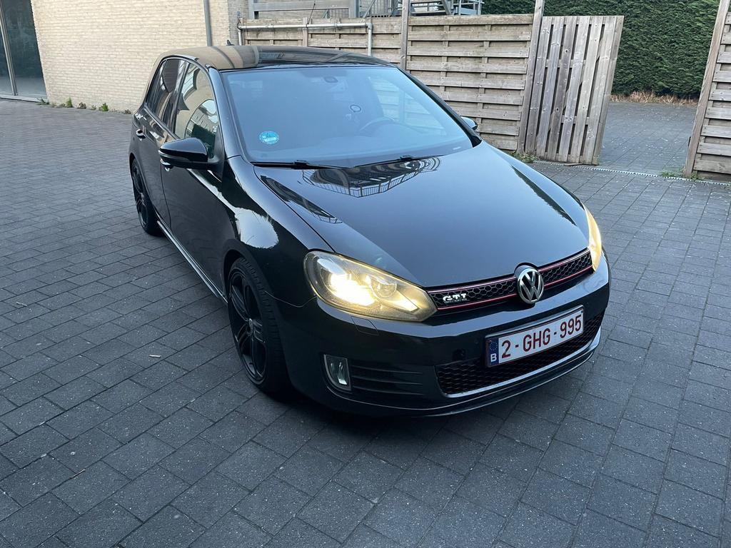 Golf 6gti pour plus d’info appellez le +32484566434, Bluetooth, Euro 5, Achat, Boîte manuelle