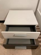 Lit sommier - Garde robe - Table de nuit - Petite table, Enlèvement, Utilisé