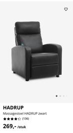 Massage stoel Hadrup zwart, Huis en Inrichting, Ophalen, Nieuw, Zwart, Eén