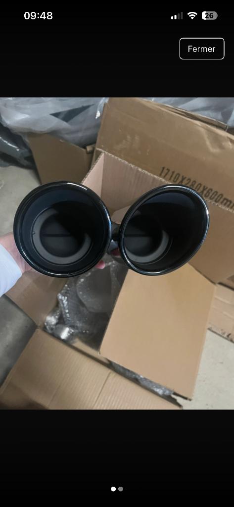 Voiture 2 embouts d’échappement 4 sorties, Enlèvement, Neuf