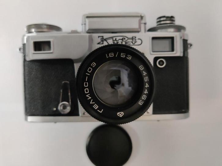 Kiev contax Helios 103  1.8/53 vintage camera, Audio, Tv en Foto, Fotocamera's Analoog, Ophalen of Verzenden